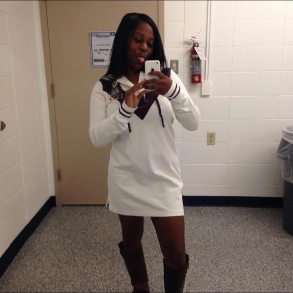 Rugby hood dress